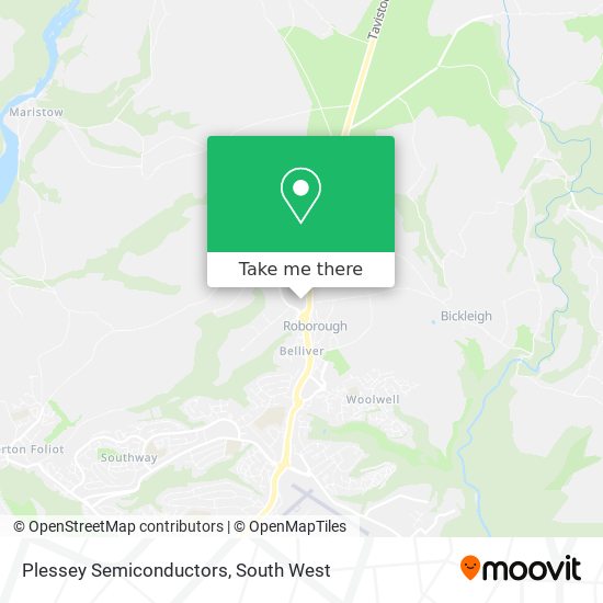 Plessey Semiconductors map