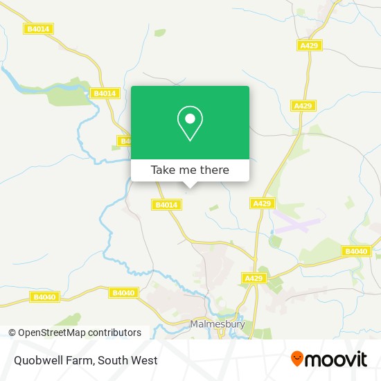 Quobwell Farm map