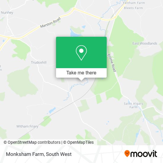 Monksham Farm map