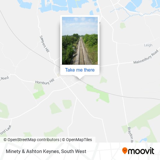 Minety & Ashton Keynes map