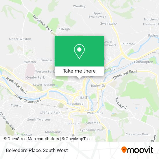 Belvedere Place map