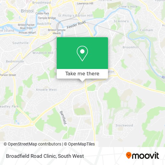 Broadfield Road Clinic map