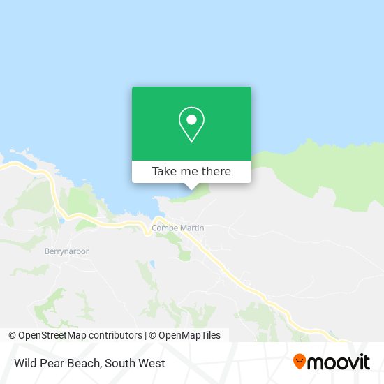 Wild Pear Beach map