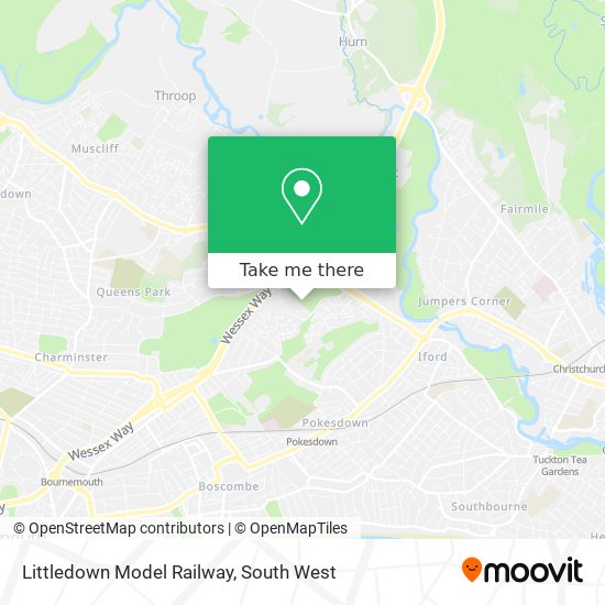 Littledown Model Railway map