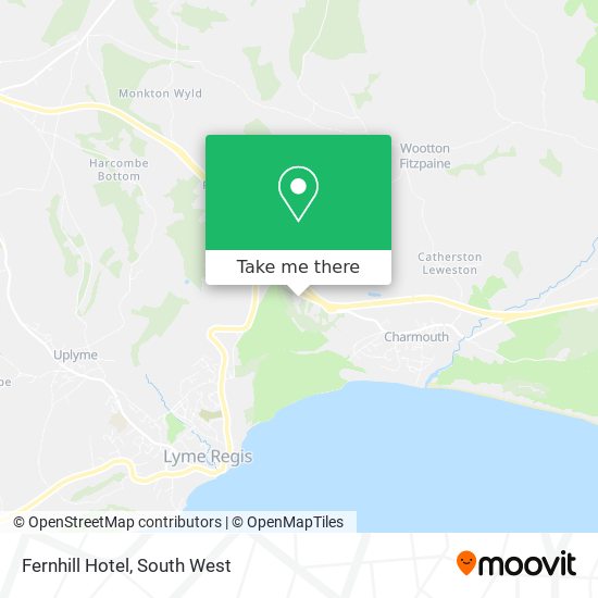 Fernhill Hotel map