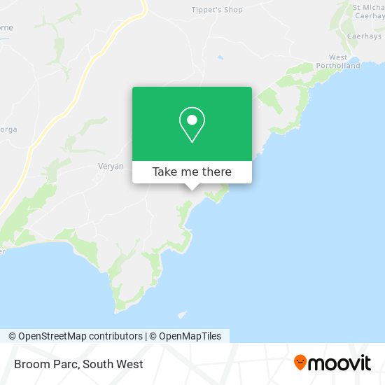 Broom Parc map