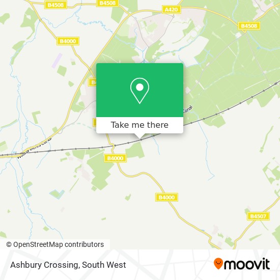 Ashbury Crossing map