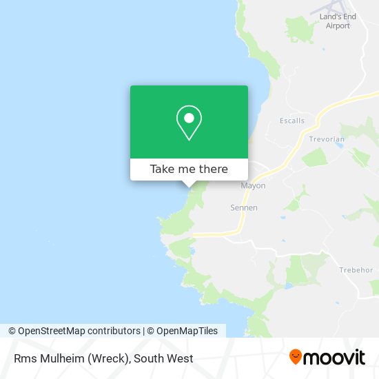 Rms Mulheim (Wreck) map