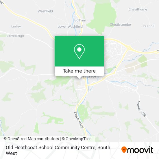 Old Heathcoat School Community Centre map