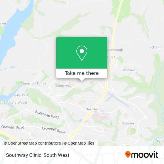 Southway Clinic map