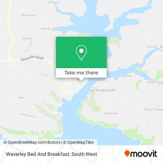 Waverley Bed And Breakfast map