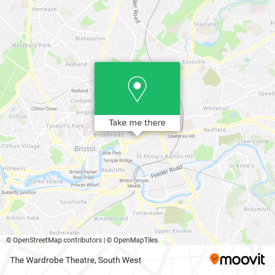 The Wardrobe Theatre map