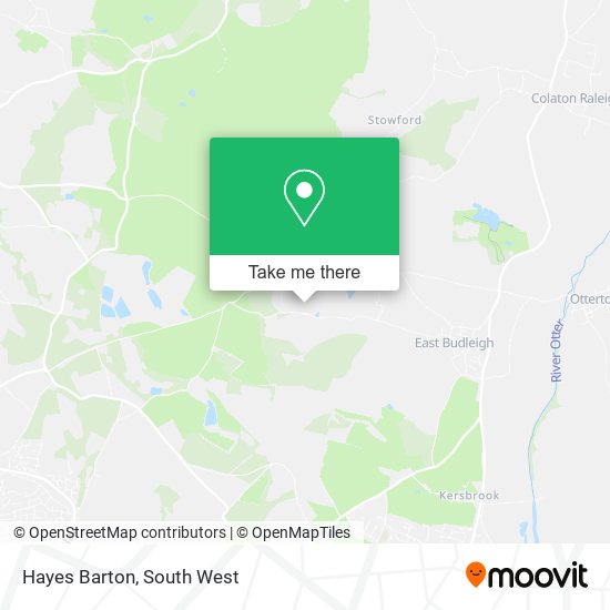 Hayes Barton map
