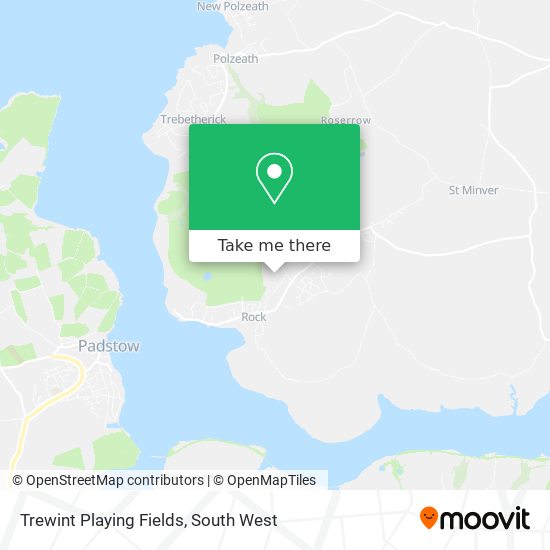 Trewint Playing Fields map