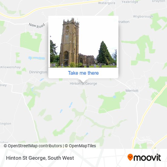 Hinton St George map