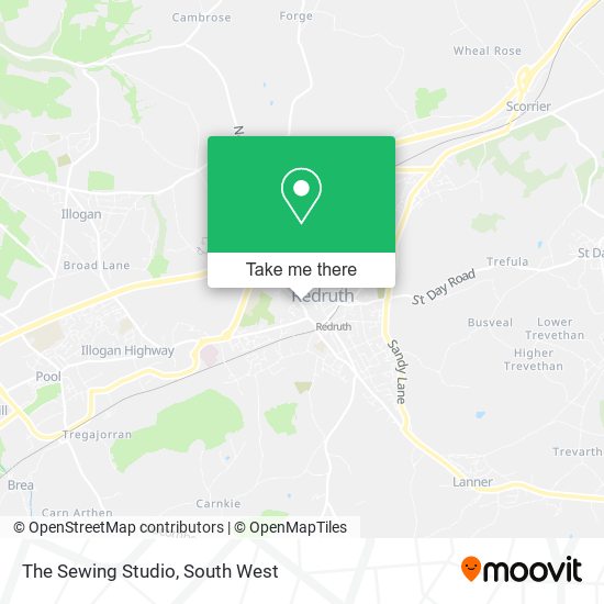 The Sewing Studio map