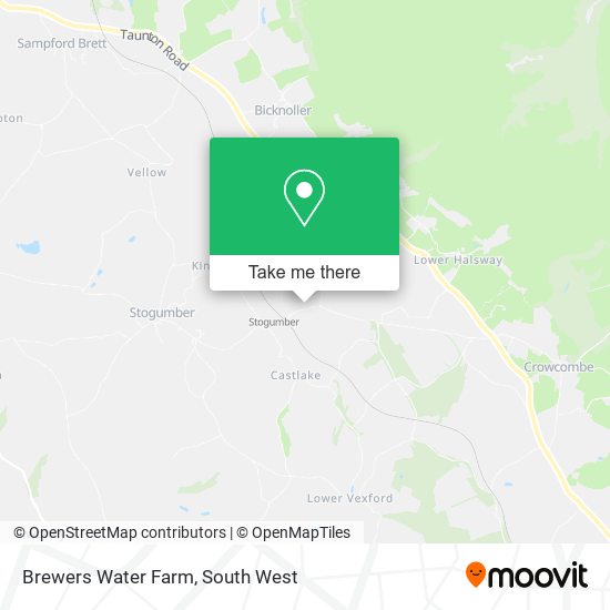Brewers Water Farm map