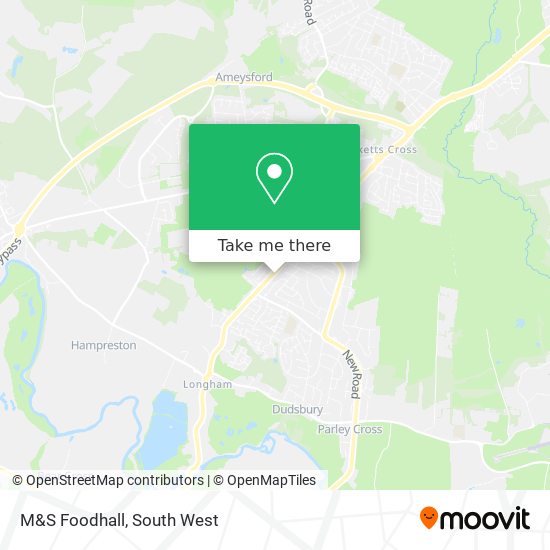 M&S Foodhall map