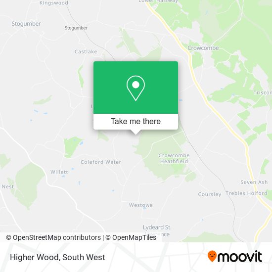 Higher Wood map
