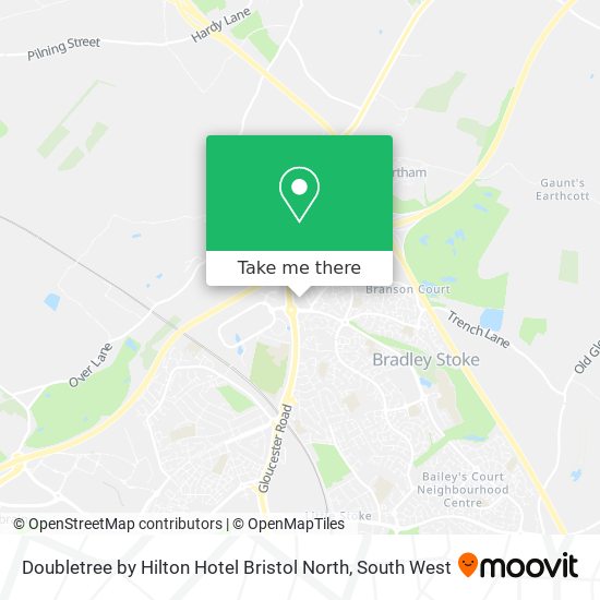 Doubletree by Hilton Hotel Bristol North map