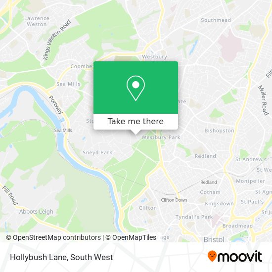Hollybush Lane map