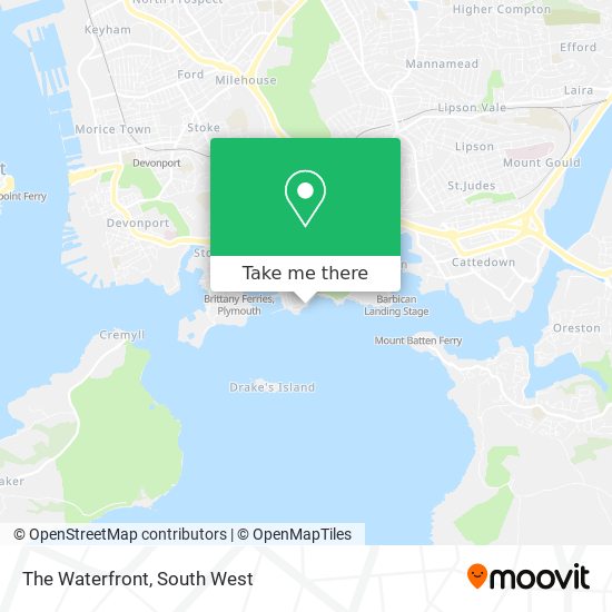 The Waterfront map
