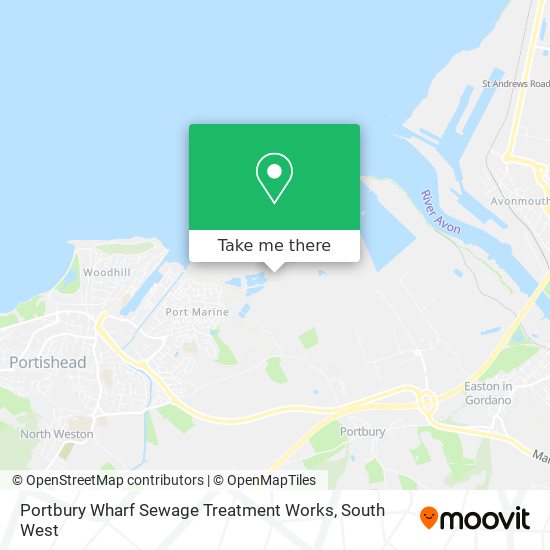 Portbury Wharf Sewage Treatment Works map