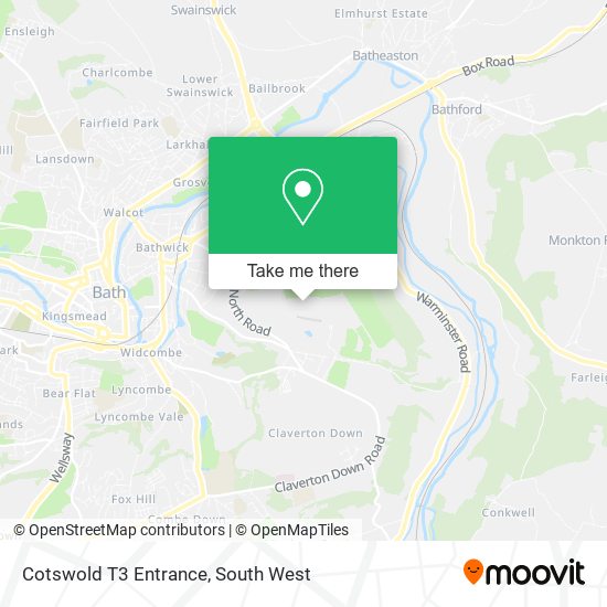 Cotswold T3 Entrance map