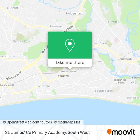 St. James' Ce Primary Academy map