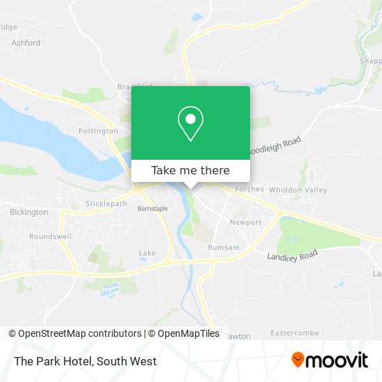 The Park Hotel map