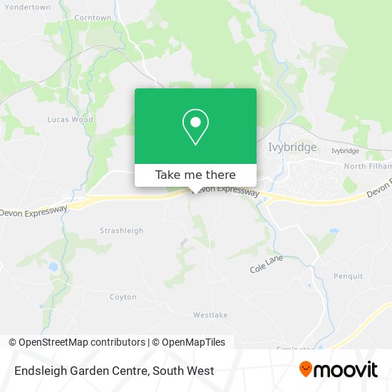 Endsleigh Garden Centre map