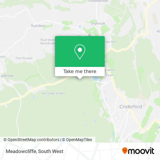 Meadowcliffe map