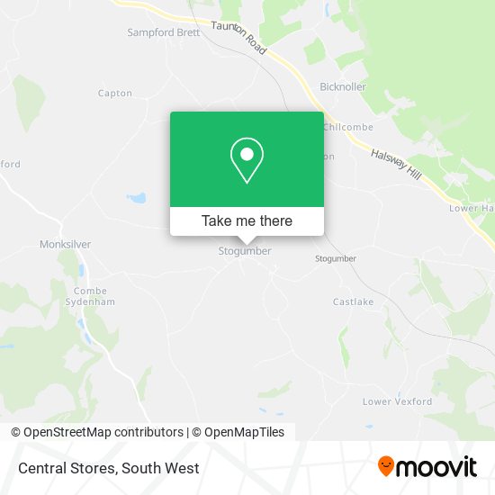 Central Stores map