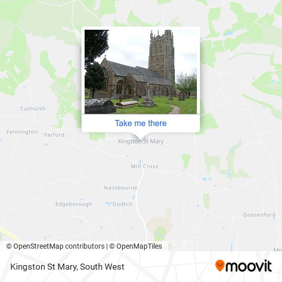 Kingston St Mary map
