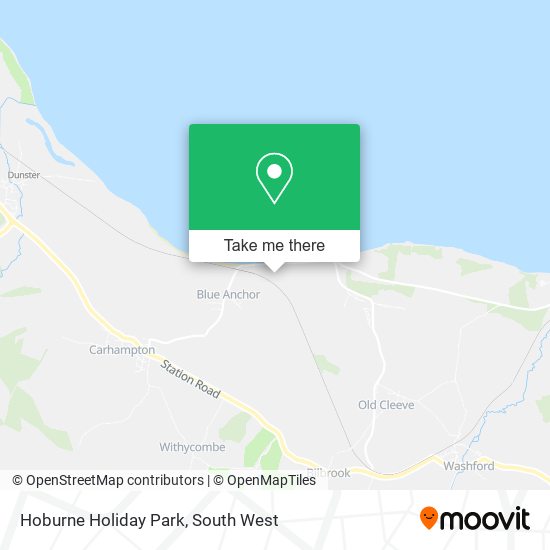 Hoburne Holiday Park map