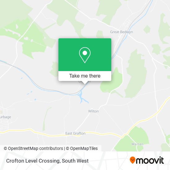 Crofton Level Crossing map