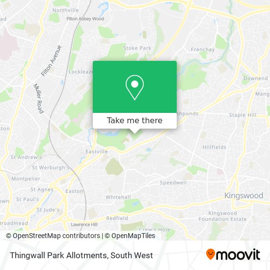 Thingwall Park Allotments map
