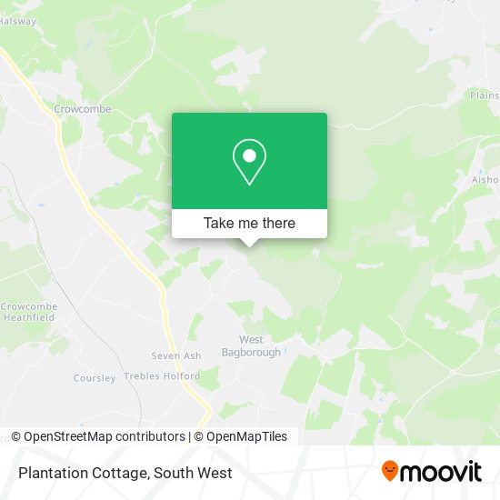 Plantation Cottage map