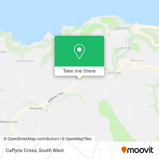 Caffyns Cross map