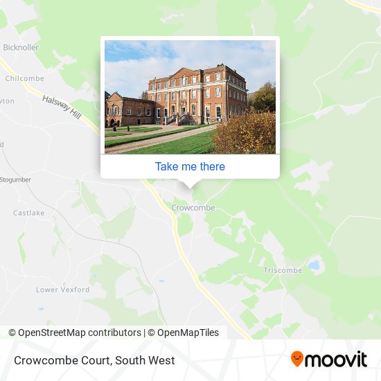 Crowcombe Court map