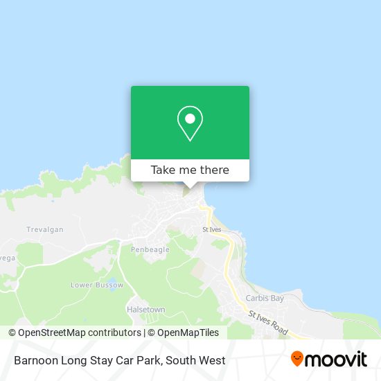 Barnoon Long Stay Car Park map