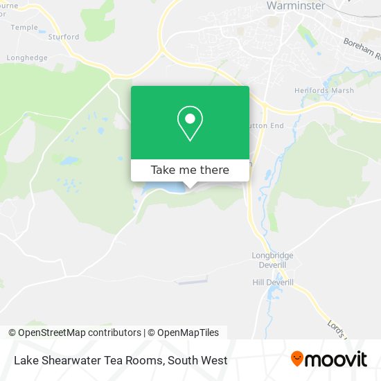 Lake Shearwater Tea Rooms map