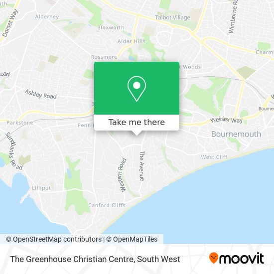 The Greenhouse Christian Centre map