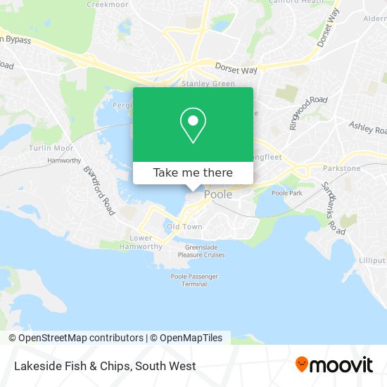 Lakeside Fish & Chips map