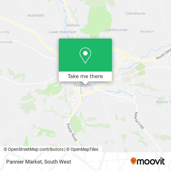 Pannier Market map
