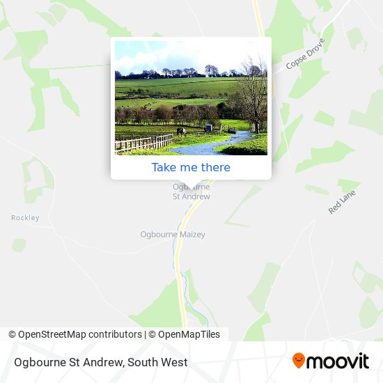 Ogbourne St Andrew map