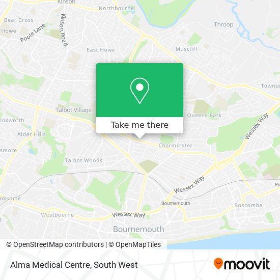 Alma Medical Centre map