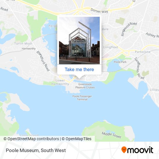 Poole Museum map