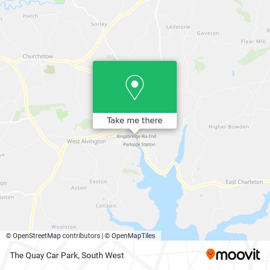The Quay Car Park map