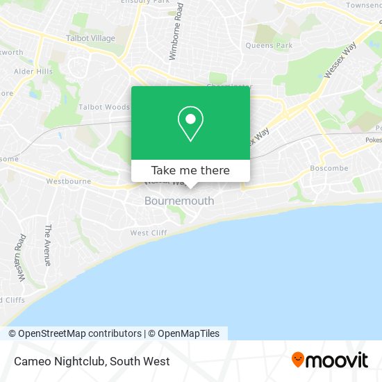 Cameo Nightclub map